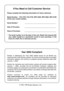 Page 2© 1996Ð1999 Brother Industries, Ltd.
If You Need to Call Customer Service
Please complete the following information for future reference:
Model Number:   FAX 4750  FAX 5750  MFC 8300  MFC 8600  MFC 8700
(Circle your model number)
Serial Number:* ______________________________________
Date of Purchase: ______________________________________
Place of Purchase: ______________________________________
* The serial number is on the back of the unit. Retain this manual with
your 
sales receipt as a permanent...