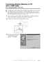 Page 10112 - 3SETUP BROTHER MACHINE WITH PC
Connecting Brother Machine to PC
with a USB Cable
(For Using Windows¨ 98 Only)
A USB cable is not included with your MFC 8300.  Before you can set up
the USB interface, please purchase a standard USB cable.  Or, to set up
the parallel interface instead, please see ÒConnecting Brother Machine to
PC with Bundled Parallel CableÓ on page 12-9.
1After you have set up the MFC and checked that it is working properly,
make sure the MFC is turned on and the PC is turned off....