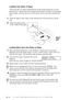 Page 12214 - 4USING BROTHER MACHINE AS A PRINTER
Loading One Sheet of Paper
You do not have to choose Manual Feed in the Setup dialog box of your
printer driver.  Insert the sheet of paper for Portrait (vertical) or Landscape
(horizontal), with the side you wish to print on face up in the manual feed
slot.
1Align the paper at the center of the manual feed slot and insert it all the
way.
2Adjust the paper guides    
Manual
Feed
Slot
 to the width of the paper.
Loading More than One Sheet of Paper
1Open the Setup...