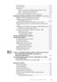 Page 17TABLE OF CONTENTSxv
Error Messages ......................................................................... 17-2
Document Jam .......................................................................... 17-5
Printer Jam ................................................................................ 17-5
Paper is Jammed in the Multi-purpose Paper Cassette ....... 17-6
Paper is Jammed near the Drum Unit ................................. 17-6
Paper is Jammed in the Fuser Unit...