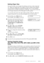 Page 55SETUP RECEIVE5 - 5
Setting Paper Size
You can use three sizes of paper for printing your faxes: letter, legal and
A4.  When you change the size of paper you have loaded in the machine,
you will need to change the setting for the paper size, so your machine
will know how to fit the incoming fax on the page.  You can also select the
level of page reduction to fit on the paper in your machine.
For the FAX 4750, FAX 5750, MFC 8600 and MFC 8700 only, after you
connect Cassette #2, you can select the paper...