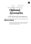 Page 193179
17
CHAPTER SEVENTEEN
Optional
Accessories
Memory Board
The memory board is installed on the main controller board inside the MFC.
When you add the optional memory board, it increases the performance
modes for both fax and printer operations.
(For MFC 4350, MFC 4650 and MFC 6650MC Only) 