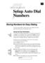 Page 8571
Storing Numbers for Easy Dialing
You can set up your MFC to do three types of easy dialing: One Touch,
Speed Dial, and Groups for Broadcasting of faxes.
Storing One Touch Dial Numbers
You can store 24 fax/phone numbers that you can dial by pressing one key
(and 
Start). To access numbers 13 to 24, hold down the Shift key. You also
can store names with these numbers. When you press a
 One Touch dial
location, the screen displays the name or number as the call is dialed.
One Touch keys are not the dial...