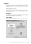 Page 116PRINTER DRIVER SETTINGS (FOR WINDOWS® ONLY)   12 - 14
Support
The Support Tab provides driver version information and setting information. 
In addition there are links to the Brother Solution Center and Driver Update 
Web sites.
Brother Solutions Center
The Brother Solutions Center is a Web site offering information about your 
Brother product including FAQ’s , User Guides, Driver updates and Tips for 
using your machine.
Web Update
Web Update checks the brother web site for updated drivers and...