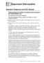 Page 131IMPORTANT INFORMATION   14 - 1
1414Important Information
Standard Telephone and FCC Notices
These notices are in effect on models sold and used in 
the United States only.
This equipment is hearing aid compatible.
When programming emergency numbers and making test calls to 
emergency numbers:
Remain on the line and briefly explain to the dispatcher the reason for the call 
before hanging up.
Perform these activities in the off-peak hours, such as early morning or late 
evening.
This equipment complies...