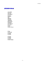 Page 219APPENDIX 
A-12
 
 
E E
E
P P
P
S S
S
O O
O
N N
N
   
 
M M
MO O
O
D D
D
E E
E   
 
 
US ASCII 
German 
UK ASCII I 
French I 
Danish I 
Italy 
Spanish 
Swedish 
Japanese 
Norwegian 
Danish II 
UK ASCII II 
French II 
Dutch 
South African 
 
 
 
PC-8 
PC-8 D/N 
PC-850 
PC-852 
 
PC-860 
PC-863 
PC-865 
PC-8 Turkish 
 
 
  