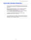 Page 78CHAPTER 2 DEIVER AND SOFTWARE
2-25
A A
u u
t t
o o
m m
a a
t t
i i
c c
   
I I
n n
t t
e e
r r
f f
a a
c c
e e
   
S S
e e
l l
e e
c c
t t
i i
o o
n n
This printer has an Automatic interface selection function. When the printer
receives data from the computer, it automatically selects the interface that is
appropriate.
When you use the parallel interface, you can turn the high-speed and bi-
directional parallel communications on or off in the Parallel menu in
INTERFACE mode using the control panel. For...