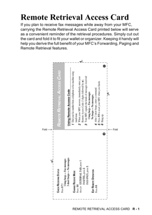 Page 3236-466;6=A..6.>09
	
;
	
  		-.

		


	

.		
  	


		
	
		
	,





	


	 
		#	,B
 
	

	-.E	 	


	
	,
Using Remote Access Code1Dial your fax number from a telephone or fax...