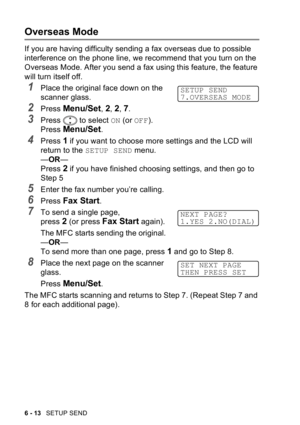 Page 92=09;6968>
%
!
$
;	

	


		

 	



	

4	-,
	

	

	
 
	
,


	
 


	,
	$	
,88>,
	 

ON2	OFF3,
	
$	
,,
	9 


	


A.> 
	
	

SETUP SEND,
T%T
	
8...