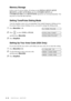 Page 424 - 6   INITIAL SETUP
Memory Storage
In the event of a power failure, all settings in the INITIAL SETUP, SETUP 
RECEIVE and SET AUTO DIAL plus the COVERPG SETUP and 
COVERPAGE MSG (from SETUP SEND) operations are stored permanently. You 
may have to reset the date and time.
Setting Tone/Pulse Dialing Mode
Your fax machine comes set to accommodate Tone (multi-frequency) dialing service. 
If you have Pulse (rotary) dialing service, you need to change the dialing mode.
1Press Menu/Set, 1, 5. 
2Press   to...