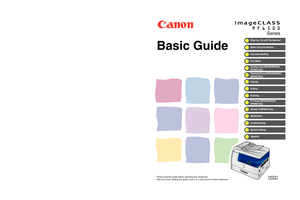 Page 1ENG
ENG
Basic Guide
Please read this guide before operating this equipment.
After you finish reading this guide, store it in a safe place for future reference.
CANON INC.
30-2, Shimomaruko 3-chome, Oh ta-ku, Tokyo 146-8501, Japan
CANON U.S.A., INC.
One Canon Plaza, Lake Success, NY 11042, U.S.A.
CANON CANADA INC.
6390 Dixie Road Mississauga, Ontario L5T 1P7, Canada
CANON EUROPA N.V.
Bovenkerkerweg 59-61 1185 XB Amstelveen, The Netherlands
CANON FRANCE S.A.S.
17, quai du Président Paul Doumer 92414...