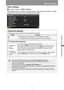 Page 115115
Menu Description
Advanced Guide
Menu Description
Other settings
> [System settings] > [Other settings] 
Lock operation with a password, set a password, reset counters for lamp or air filter 
replacement, and access other settings and information.
Password settings
Disables the projector unless the correct password is entered.
OptionFunction
Off The projector can be used even if no password is entered.
On The projector cannot be used unless you enter your password.
To Cancel the Password
Cancellation...