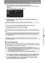 Page 161161
Advanced Projection
Advanced Guide
Advanced Projection
3Select [B-width], and then specify the width of area B.
Adjust the width of area B to roughly match the area where the black level is 
noticeable.
This will make the width of area D narrower.
4Select [Adjustment type] > [Black level]. Adjust [B-area base] as you 
watch the image.
5As you watch the image, adjust the width of areas A, B, and C.
6Readjust the black level of area B, as needed.
To reduce distracting colors and colors that are out of...