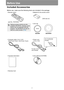 Page 2626
Before Use
Included Accessories
Before use, make sure the following items are included in the package.
WUX500 WUX450ST
• Remote control• Batteries for the remote control
(AAA size x2)
(part No.: RS-RC06)
Optional remote controls are also 
available (RS-RC05). However, some 
buttons are not supported with this 
projector. The RS-RC05 can also be 
used as a wired remote. (P38)
• Computer cable (1.8 m / 5.9)
(mini D-sub 15-pin / mini D-sub 15-pin)• Power cord 
(1.8 m / 5.9)For Continental 
Europe
•...