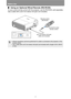 Page 38Before Use
38
■Using an Optional Wired Remote (RS-RC05)
To use a wired remote control with the projector, use the RS-RC05, sold separately.
Use a cable with a ø3.5 mm stereo mini jack (not included).
• Infrared operations cannot be performed if a cable is connected to the projector or the 
remote control.
• Use a cable with a ø3.5 mm stereo mini jack (not included) with a length of 30 m (98.4) 
or less.
ø3.5 mm stereo mini jack 
cable (not included)Terminal for wired 
remote control Remote control...