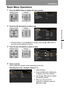 Page 7171
Using Menus
Advanced Guide
Using Menus
Basic Menu Operations
1Press the MENU button to display the menu window.
2Press the [ ] / [ ] buttons to select a tab.
•If the tab position is not highlighted in orange, press the [ ] / [ ] buttons to 
move the current selection to the top.
3Press the [ ] / [ ] buttons to select an item.
4Select contents.
How to select the contents varies depending on the item.
Selecting from a list   Example: Aspect (P74)
Remote controlProjector
Remote controlProjector
Remote...