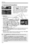 Page 170wPrinting
170
In step 4 on page 168, select the printing 
effect. When the < e> icon is displayed 
next to < z>, press the < B> 
button. You can then adjust the printing 
effect. What can be adjusted or what is 
displayed will depend on the selection 
made in step 4.
  Brightness
The image brightness can be adjusted.
  Adjust levels
When you select [ Manual], you can change 
the histogram’s distribution and adjust the 
image’s brightness and contrast.
With the Adjust levels screen displayed, press the...