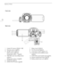 Page 16Names of Parts
16
1 Instant AF sensor (A48, 168)
2 Remote sensor ( A25)
3AF/MF button ( A47)/
WEB button ( A133)/
Assignable button 1 ( A85)
4 PRE REC (pre-recording) button  (A 81)/
Assignable button 2 ( A85)
5 Viewfinder ( A22)
6 START/STOP button ( A38) 7 Strap mount (
A24)
8DC IN terminal ( A20)
9 LCD touch screen ( A23, 27)
10 CUSTOM (customizable) button 
(A 84)
11 CUSTOM (customizable) dial ( A84)
12 Dioptric adjustment lever ( A22)
13 Battery attachment unit ( A20)
1
5
6
7
8111391012
2
3
4
Front...