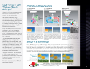 Page 3OUR PIXELS ARE REALLY CLOSE
What’s the LCOS technology advantage? 
Lattice-free, seamless images and  
d^``eY