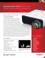 Page 123
professional products
the realis WuX400st pro aV short  throw compact installation 
lcos projector delivers high resolution WuXGa (1920 x 1200) 
widescreen 16:10 video and still images with 4000 lumens of 
brightness and a 2000:1 contrast ratio.  With a throw ratio of 0.56:1, 
the projector’s advanced Genuine canon lens allows for displaying a 
full 7 ft. wide image from less than 4 ft. away.  furthermore, the unit can 
accommodate a wide range of installment environments with its large lens shift...