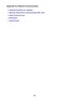 Page 342Appendix for Network Communication
Using the Card Slot over a Network
When the Printer Driver Is Not Associated with a Port
About Technical Terms
Restrictions
About Firewall
342 