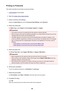 Page 423Printing on PostcardsThis section describes the procedure for postcard printing.1.
Load postcard  on the printer
2.
Open the printer driver setup window
3.
Select commonly used settings
Display the  Quick Setup  tab, and for Commonly Used Settings , select Standard .
4.
Select the media type
For  Media Type , select Hagaki A , Ink Jet Hagaki , Hagaki K , or Hagaki .
Important
•
This printer cannot print on postcards that have photos or stickers attached.
•
When printing on each side of a postcard...