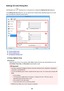 Page 610Settings (E-mail) Dialog BoxClick  E-mail  on the 
 (Scanning from a Computer) tab to display the  Settings (E-mail) dialog box.
In the  Settings (E-mail)  dialog box, you can specify how to respond when attaching images to an e-mail
after scanning them using the scanner button.
(1) Scan Options Area
(2) Save Settings Area
(3) Application Settings Area
(1) Scan Options Area Select Source Select the type of item to be scanned. Select  Auto to detect the item type automatically and to set
Color Mode ,...