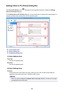 Page 617Settings (Save to PC (Photo)) Dialog BoxClick  Save to PC (Photo)  on the 
 (Scanning from the Operation Panel) tab to display the  Settings
(Save to PC (Photo))  dialog box.
In the  Settings (Save to PC (Photo))  dialog box, you can specify how to respond when saving images to a
computer as photos after scanning them from the operation panel.
(1) Scan Options Area
(2) Save Settings Area
(3) Application Settings Area
(1) Scan Options Area Paper Size Set from the operation panel.
Resolution Set from the...