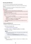 Page 730Scanning with WIA DriverYou can scan an item from a WIA (Windows Image Acquisition)-compliant application.
WIA is a driver model implemented in Windows XP or later. It allows you to scan items without using an
application.
The procedure varies depending on the application. The following procedures are examples only.
Refer to the application's manual for details.
Important
•
In Windows XP, you cannot scan using the WIA driver via a network connection.
•
Some applications do not support continuous...