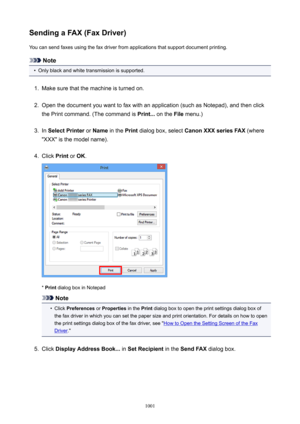 Page 1001SendingaFAX(FaxDriver)You can send faxes using the fax driver from applications that support document printing.
Note
