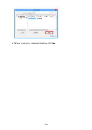 Page 10104.
When a confirmation message is displayed, click Yes.
1010 