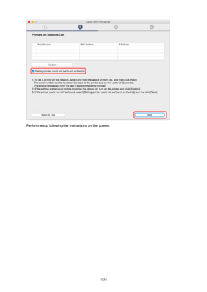 Page 1036Perform setup following the instructions on the screen.
1036 