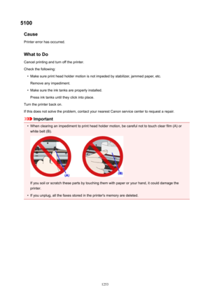 Page 12535100Cause
Printer error has occurred.
WhattoDo Cancel printing and turn off the printer.
Check the following: