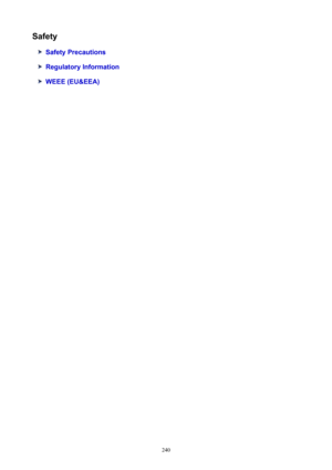 Page 240Safety
SafetyPrecautions
RegulatoryInformation
WEEE(EU&EEA)
240 