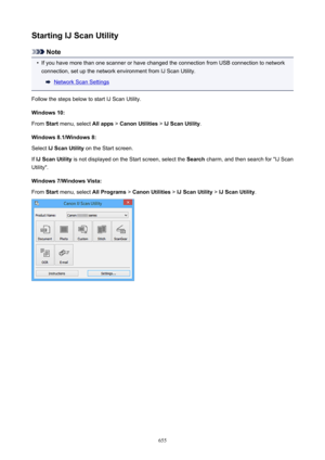 Page 655StartingIJScanUtility
Note
