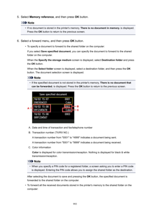 Page 9935.Select Memoryreference , and then press OK button.
Note
