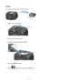 Page 45FaxingFax multiple documents in black and white as follows.1.
Open the document tray (A).
2.
Insert the documents face-UP.
3.
Adjust the document guides as needed.
4.
Press the  HOME button (B).
5.
Select  FAX  (C), and then press the  OK button.
45 