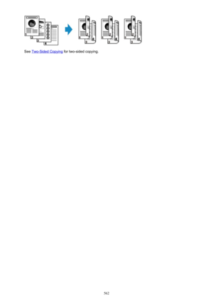 Page 562See Two-Sided Copying for two-sided copying.
562 