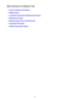 Page 333Other Screens of IJ Network Tool
Canon IJ Network Tool Screen
Status Screen
Connection Performance Measurement Screen
Maintenance Screen
Network Setup of the Card Slot Screen
Associate Port Screen
Network Information Screen
333 