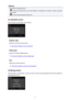 Page 57Note•
Description of displayed icons
 : Cannot be used because it is not yet released, not available in your region, or does not support
your model.
 : Can be used with genuine Canon ink.
(2) Add/delete button
Use this button to add, delete, and sort apps.
Register apps
Select this to add your favorite apps.
See here for details on how to add apps
Delete apps
Select this to delete registered apps.
See here for details on how to delete apps
Sort
Select this to sort the apps list.
See here for details on...