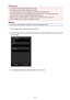 Page 91Important•
The available functions differ depending on the app.
•
The printing procedure differs depending on the app.
•
You need to get the account and register photo and other data beforehand.
•
The following file formats can be printed: jpg, jpeg, pdf, docx, doc, xlsx, xls, pptx, ppt, and rtf.The file formats that can be printed differ depending on the app.
•
Before you print, check that printer is on and is connected to the network. Then start.
•
This is available if you are using a smartphone or...