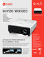 Page 1COMPACT INSTALLATION LCOS PROJECTOR
Recommended for:
• Corporate
• Education
• Digital Signage
• Advertising and Marketing
• Houses of Worship
•  Simulation and    
Immersive Training
ADVANCED PERFORMANCE  
IN A COMPACT  SIZE.
This compact installation projector combines many advanced features made possible by the powerful 
image processing chip and AISYS optical engine that channels the light to help reduce light loss.  
Features such as built-in edge blending and a lens shift add to the flexibility of...