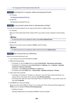 Page 1108Changing the Printer Operation Mode (Mac OS)
Check5 If printing from a computer, delete unnecessary print jobs.
