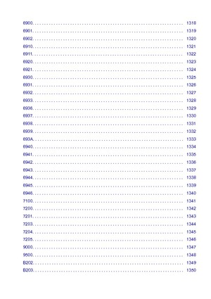 Page 216900. . . . . . . . . . . . . . . . . . . . . . . . . . . . . . . . . . . . . . . . . . . . . . . . . . . . . . . . . . . . . . . .   1318
6901. . . . . . . . . . . . . . . . . . . . . . . . . . . . . . . . . . . . . . . . . . . . . . . . . . . . . . . . . . . . . . . .   1319
6902. . . . . . . . . . . . . . . . . . . . . . . . . . . . . . . . . . . . . . . . . . . . . . . . . . . . . . . . . . . . . . . .   1320
6910. . . . . . . . . . . . . . . . . . . . . . . . . . . . . . . . . . . . . . . . . . . ....