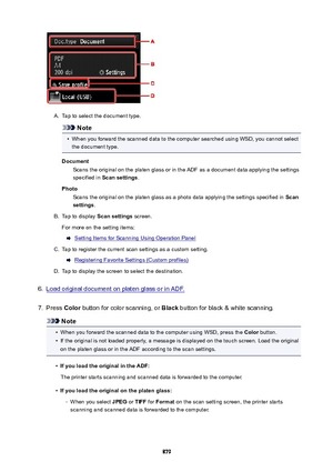 Page 879A.
Tap to select the document type.
Note
