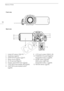 Page 16Names of Parts
16
1 Instant AF sensor (0167)
2 Viewfinder ( 022)
3 START/STOP button ( 037)
4 Strap mount ( 024)
5DC IN terminal ( 020)
6 Dioptric adjustment lever ( 022)
7 CUSTOM (customizable) dial ( 083)
8 CUSTOM (customizable) button  (0 83) 9 LCD touch screen (
023, 26)
10 POWERED IS button ( 054)/
Assignable button 2 ( 084)
11 AF/MF button ( 046)/
WEB button ( 0133)/
Assignable button 1 ( 084)
12 Remote sensor ( 025)
1
2
3
4
57986
12
11
10
Front view
Back view
COPY  