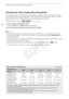 Page 44Selecting the Video Quality (Recording Mode)
44
Selecting the Video Quality (Recording Mode)
The camcorder offers 5 recording modes. Changing the recording mode will change the recording 
time available on the memory. Select MXP or FXP mode for better movie quality; select LP mode for 
longer recording times. The following table gives approximate recording times.
1 Open the [Recording Mode] screen.
[FUNC.]  [MENU]  8  [Recording Mode]
2 Touch the desired recording mode and then touch [ a].
NOTES
• Movies...