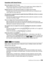 Page 163Additional Information Š 163
Connections with External Devices
Video noise appears on the TV screen.- When using the camcorder in a room where a TV is located, keep a distance between the compact power adapter and the power or antenna cables of the TV.
Playback looks fine on the camcorder but there is no image on the TV screen. - The video input on the TV is not set to the video terminal to which you connected the cam-corder. Select the correct video input.
The camcorder is connected using the supplied...