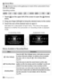 Page 3636 Š Preparations
 (Home) Menu
The   (Home) menu is the gateway to most of the camcorder’s func-
tions and settings. 
Operating modes:
1 Touch [ ] on the upper left of the screen to open the   (Home) menu.
2 Drag your finger left/right to bring the desired menu to the center.
3 Touch the icon of the desired menu to open it. See below for a description of each menu. The menus that appear 
depend on whether the camcorder is in recording mode or playback 
mode.
Menus Available in Recording Mode
SCN
In...