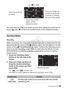 Page 39Preparations Š 39
You may need to drag your finger up and down along the scroll bar or 
touch [Í] and [Î ] to find the control button of the desired function.
Operating Modes
Recording
When recording, the camcorder’s operating mode is determined by the 
[Shooting Mode] menu in the   (Home) menu and the [Movie Format] 
option in the [  Recording Setup] menu. Perform the following proce-
dure to set the shooting mode. Refer to  Selecting the Movie Format 
(AVCHD/MP4)  (A 60) for a detailed explanation on...